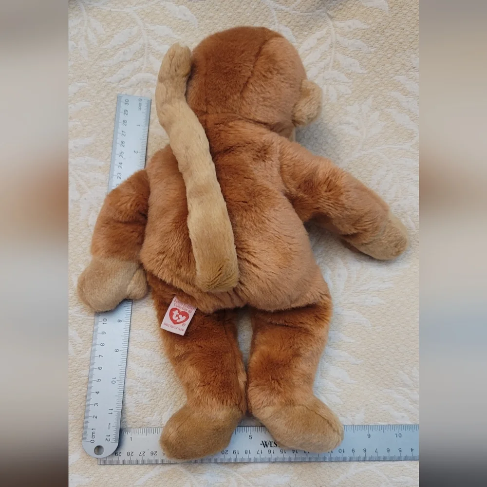 TY Beanie Baby stuffie 1998 Monkey - rare